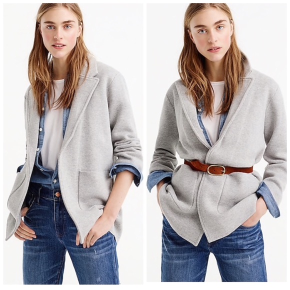 J Crew Jackets Coats Jcrew Sophie Open Front Sweater Blazer Small Poshmark